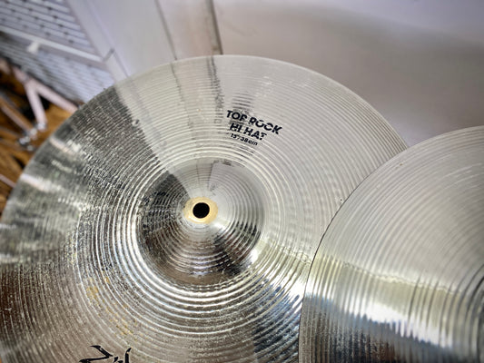 Zildjian 15” Platinum Rock Hi-Hat Cymbals – 1st Gen (1985–1990)