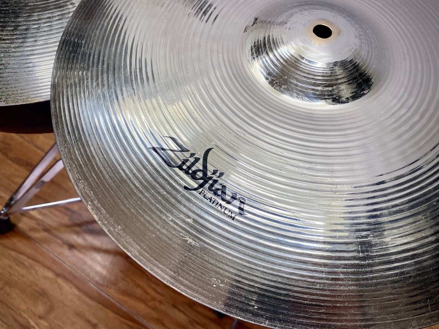 Zildjian 15” Platinum Rock Hi-Hat Cymbals – 1st Gen (1985–1990)