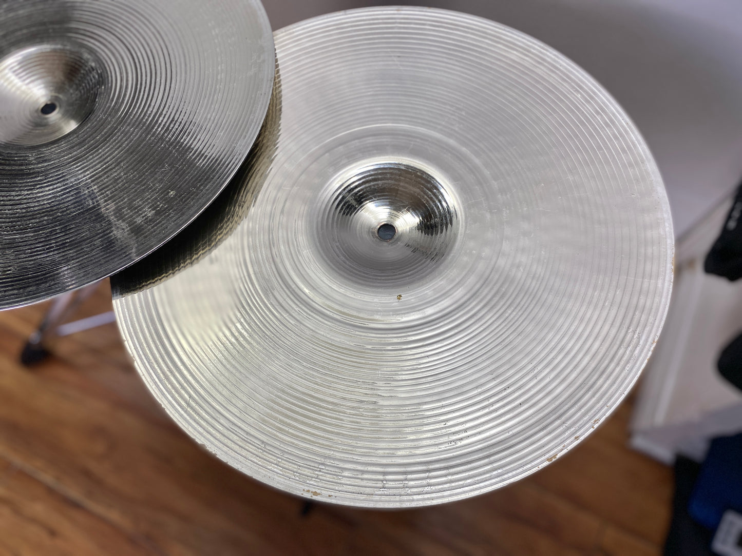 Zildjian 15” Platinum Rock Hi-Hat Cymbals – 1st Gen (1985–1990)