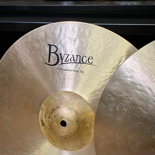 Meinl 15” Byzance Polyphonic Hi Hat Cymbals