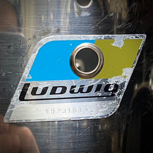 Ludwig 8x12 Stainless Steel Rack Tom - 1970s