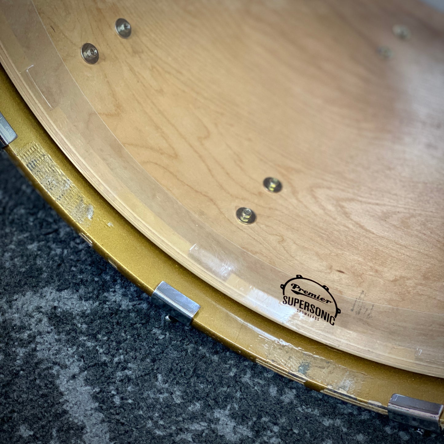 Premier Genista 10/12/14/22 Drum Kit Gold Lacquer - 1998