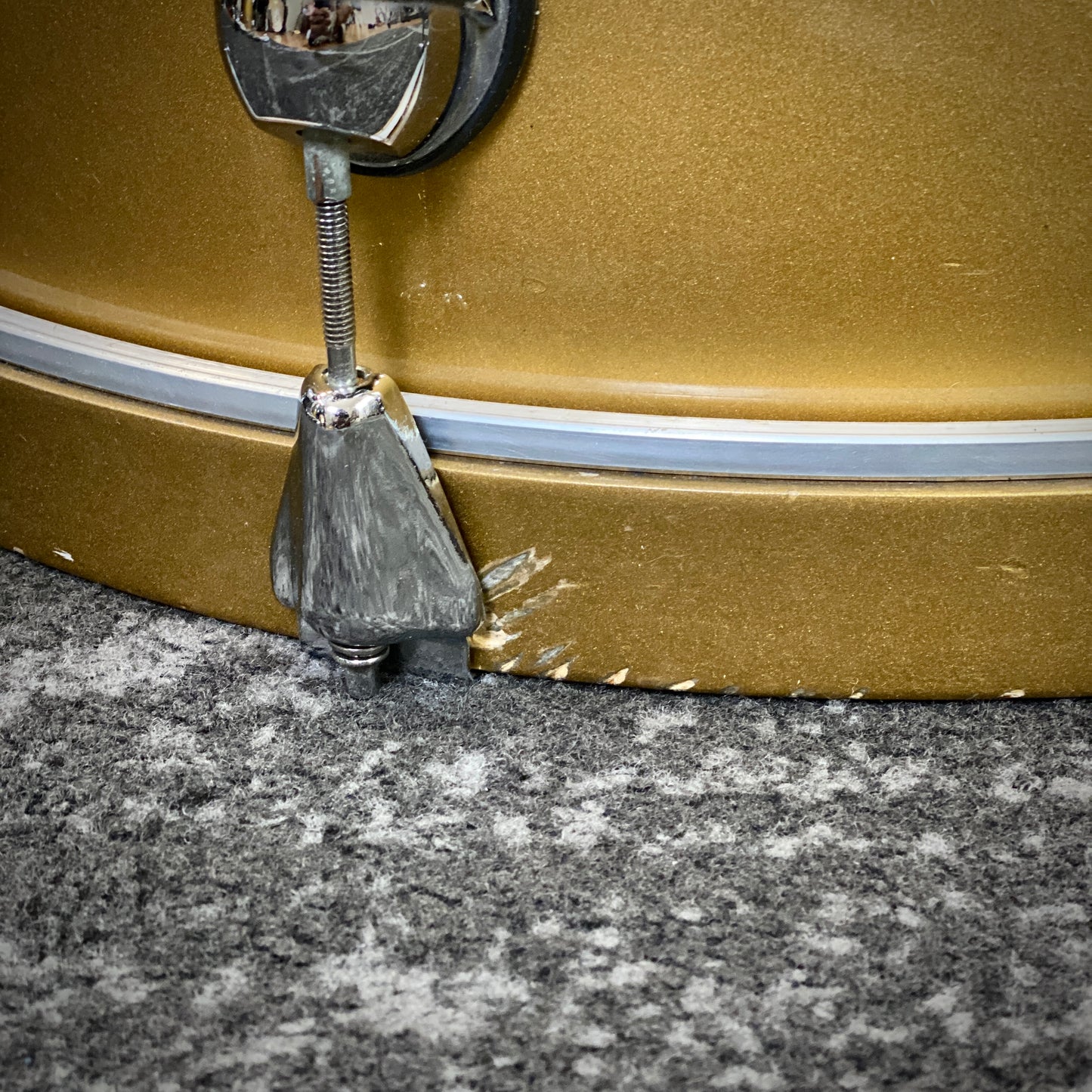 Premier Genista 10/12/14/22 Drum Kit Gold Lacquer - 1998