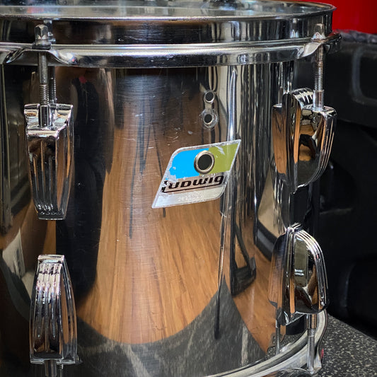 Ludwig 9x13 Stainless Steel Rack Tom - 1970s