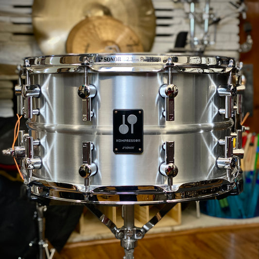 Sonor 8x14 Kompressor Series Aluminum Snare Drum