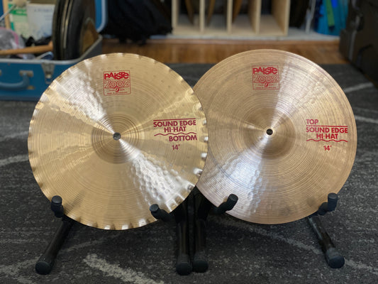 Paiste 14” 2002 Sound Edge HI Hat Cymbals