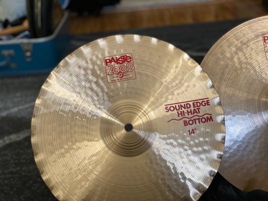 Paiste 14” 2002 Sound Edge HI Hat Cymbals