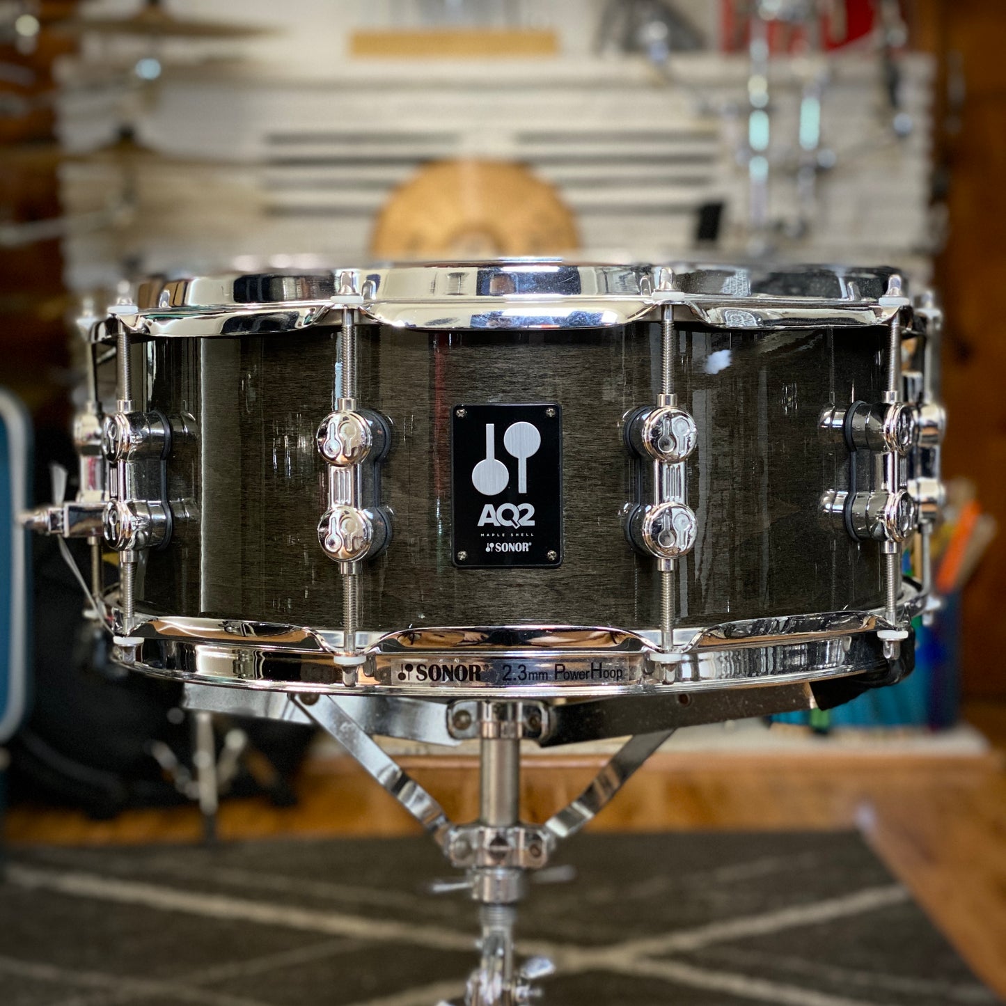 Sonor AQ2 6x14 Snare Drum w/ Zikit Pro Kit – Transparent Black