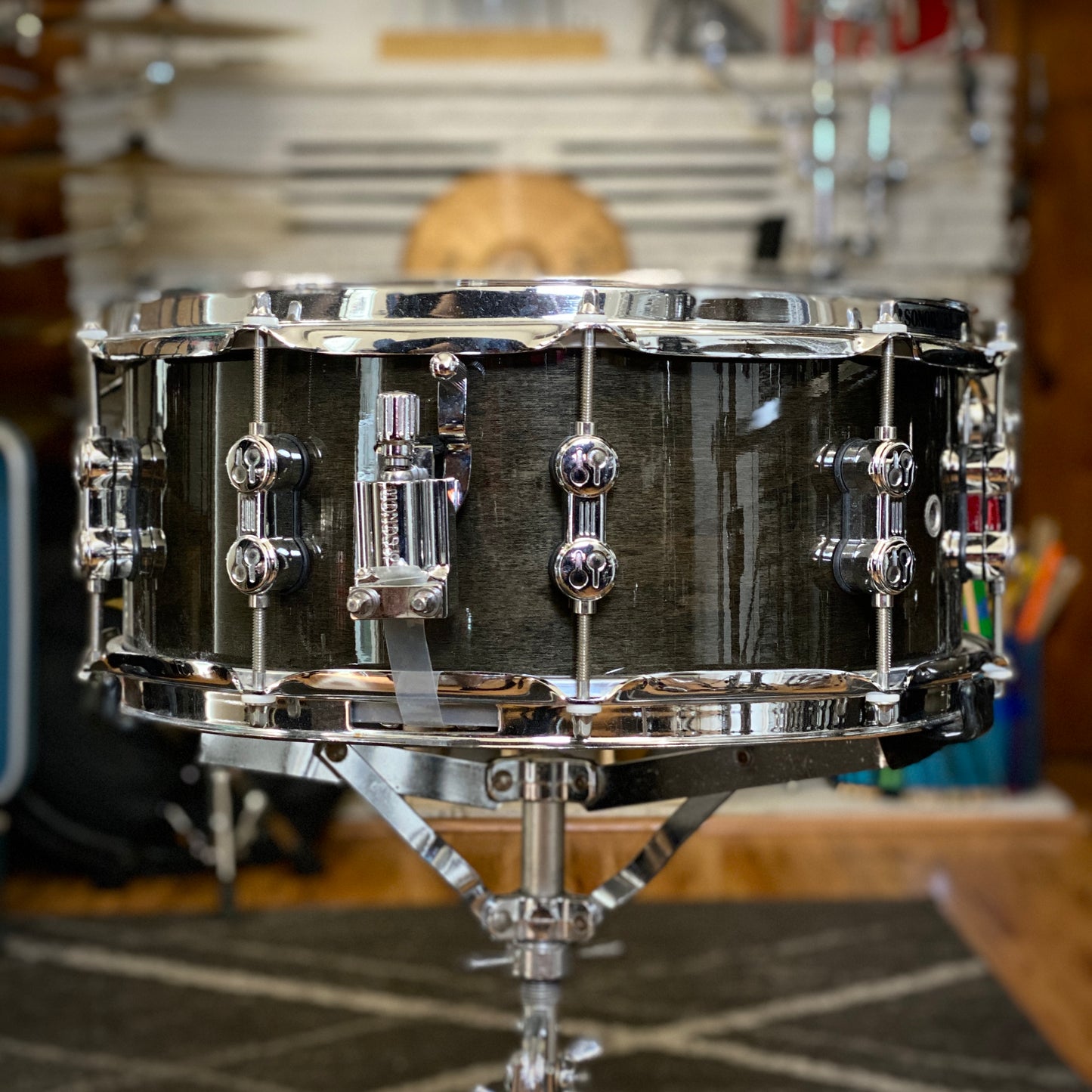 Sonor AQ2 6x14 Snare Drum w/ Zikit Pro Kit – Transparent Black