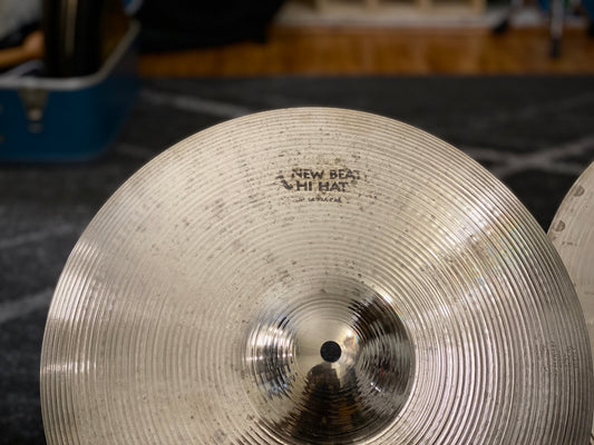 Zildjian 14” A New Beat HI Hat Cymbals - Brilliant