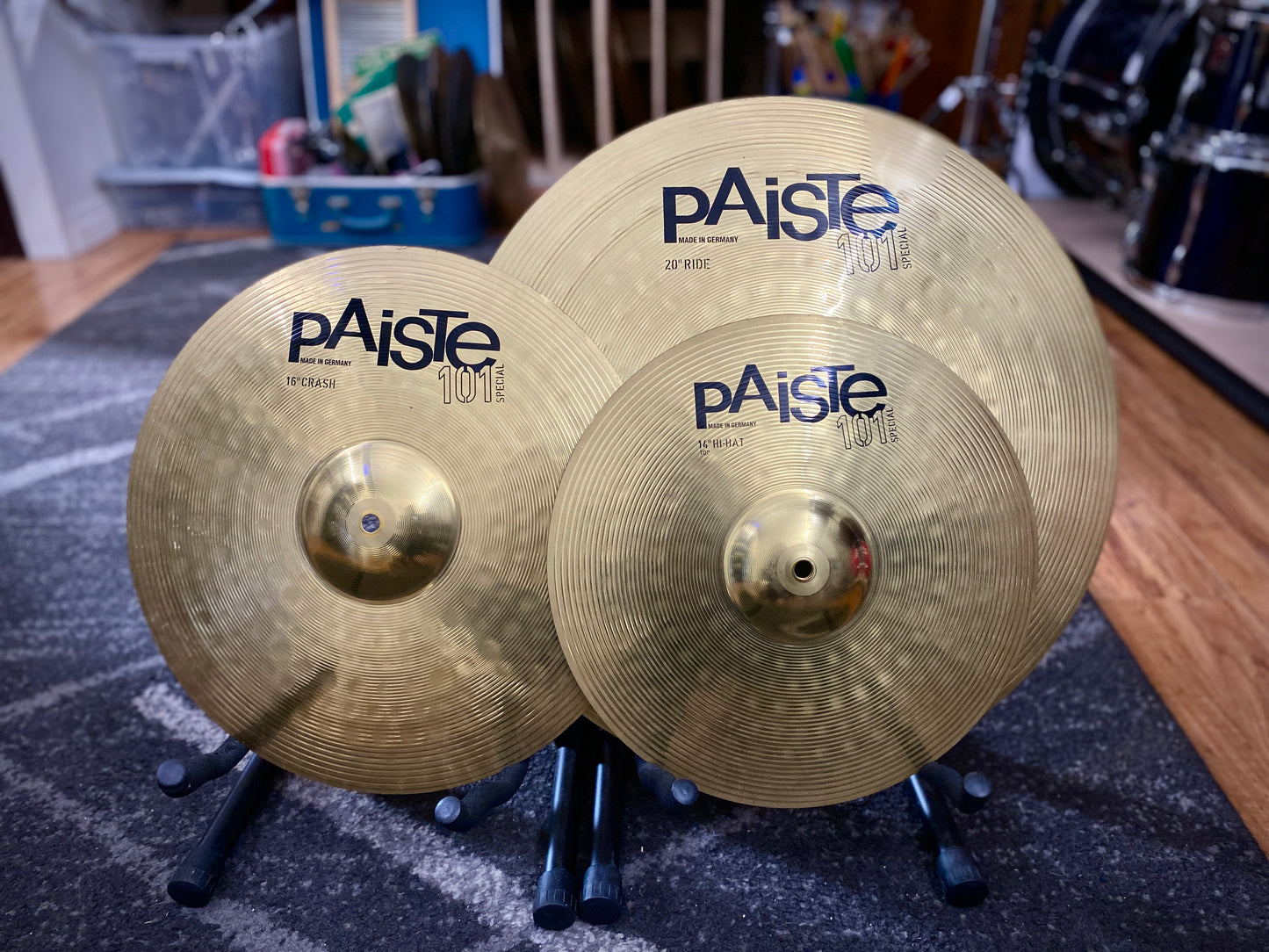 Paiste 101 Brass Universal Cymbal Set