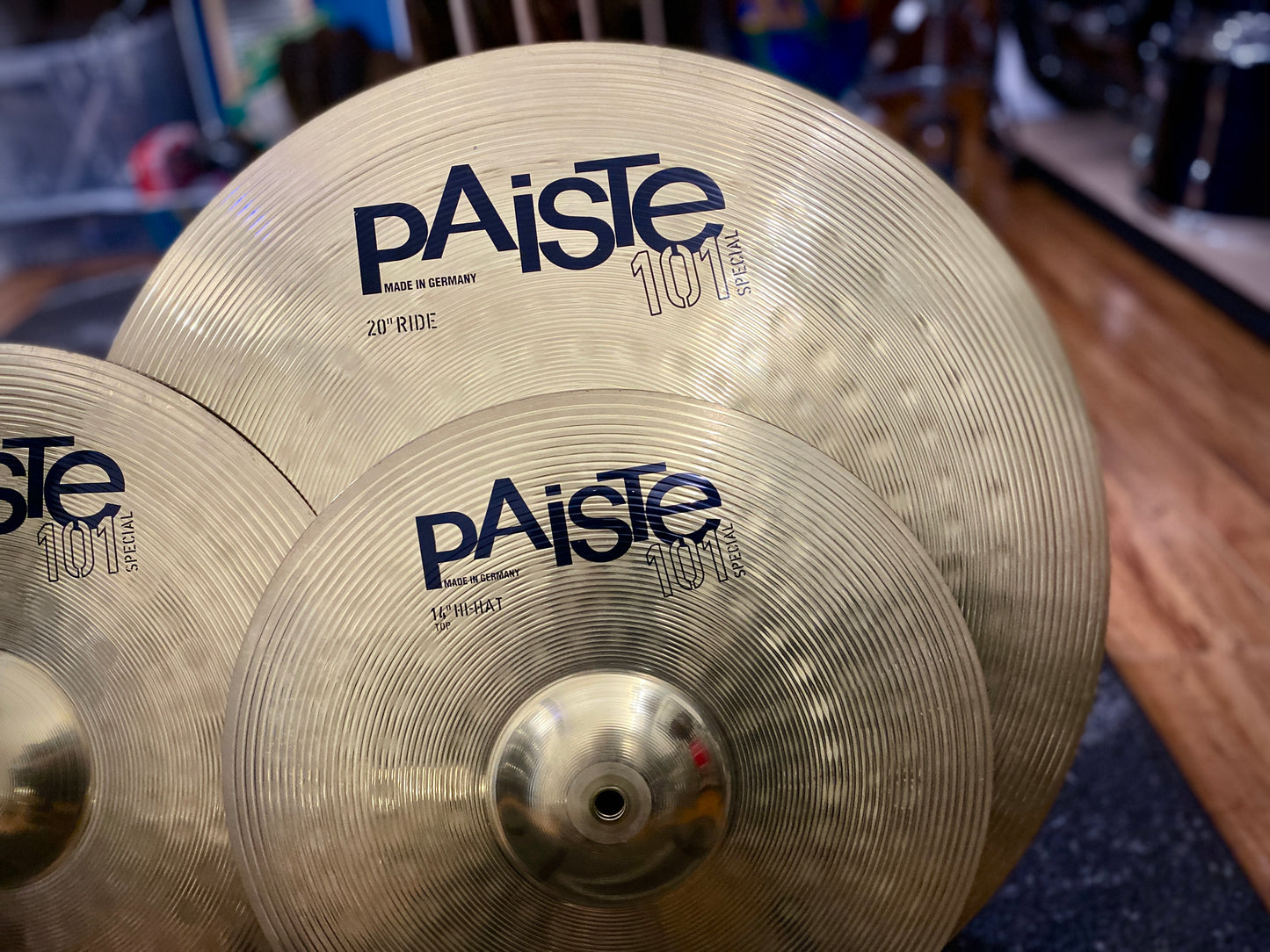 Paiste 101 Brass Universal Cymbal Set