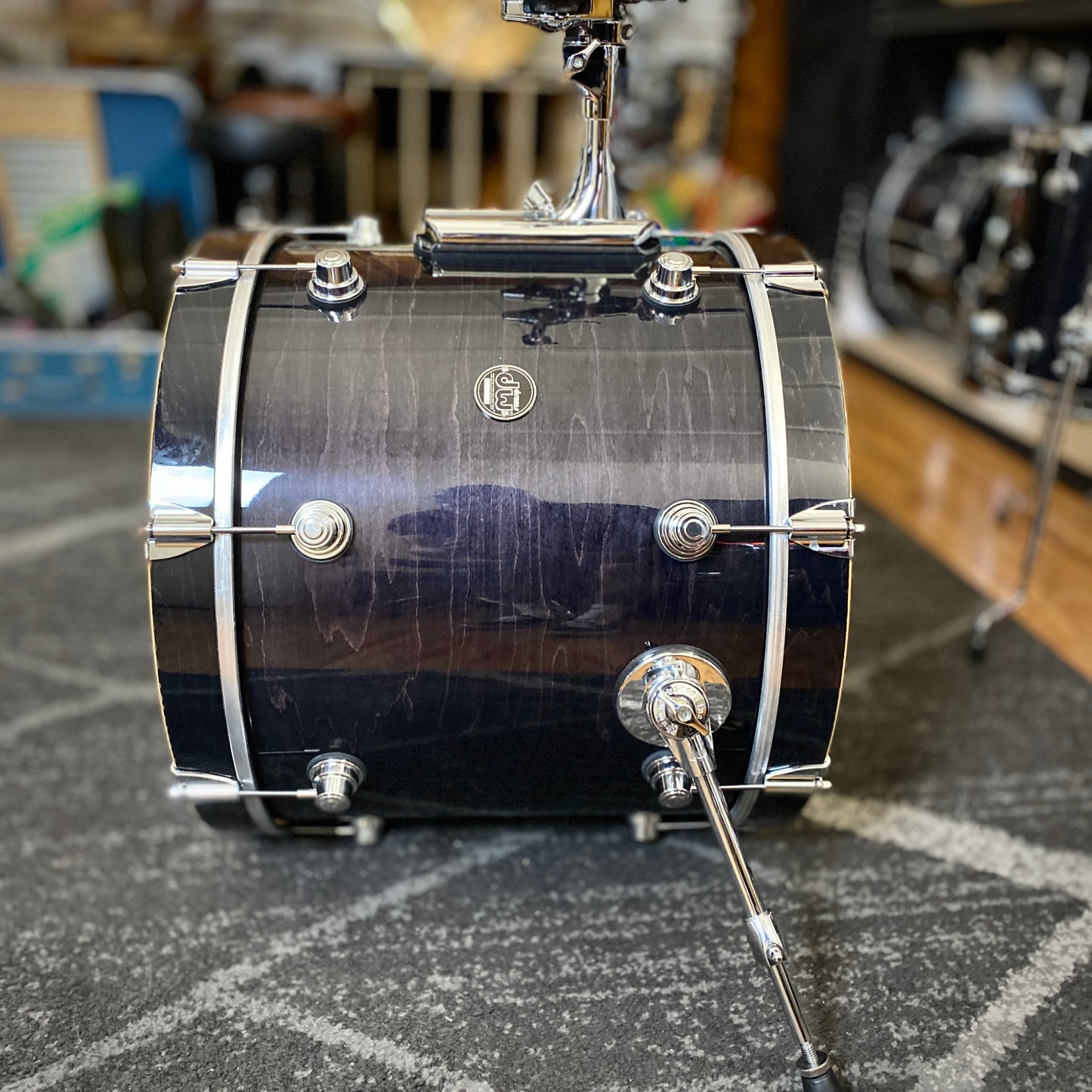 DW Performance Series 4-Piece Fusion Drum Set - Ebony Stain