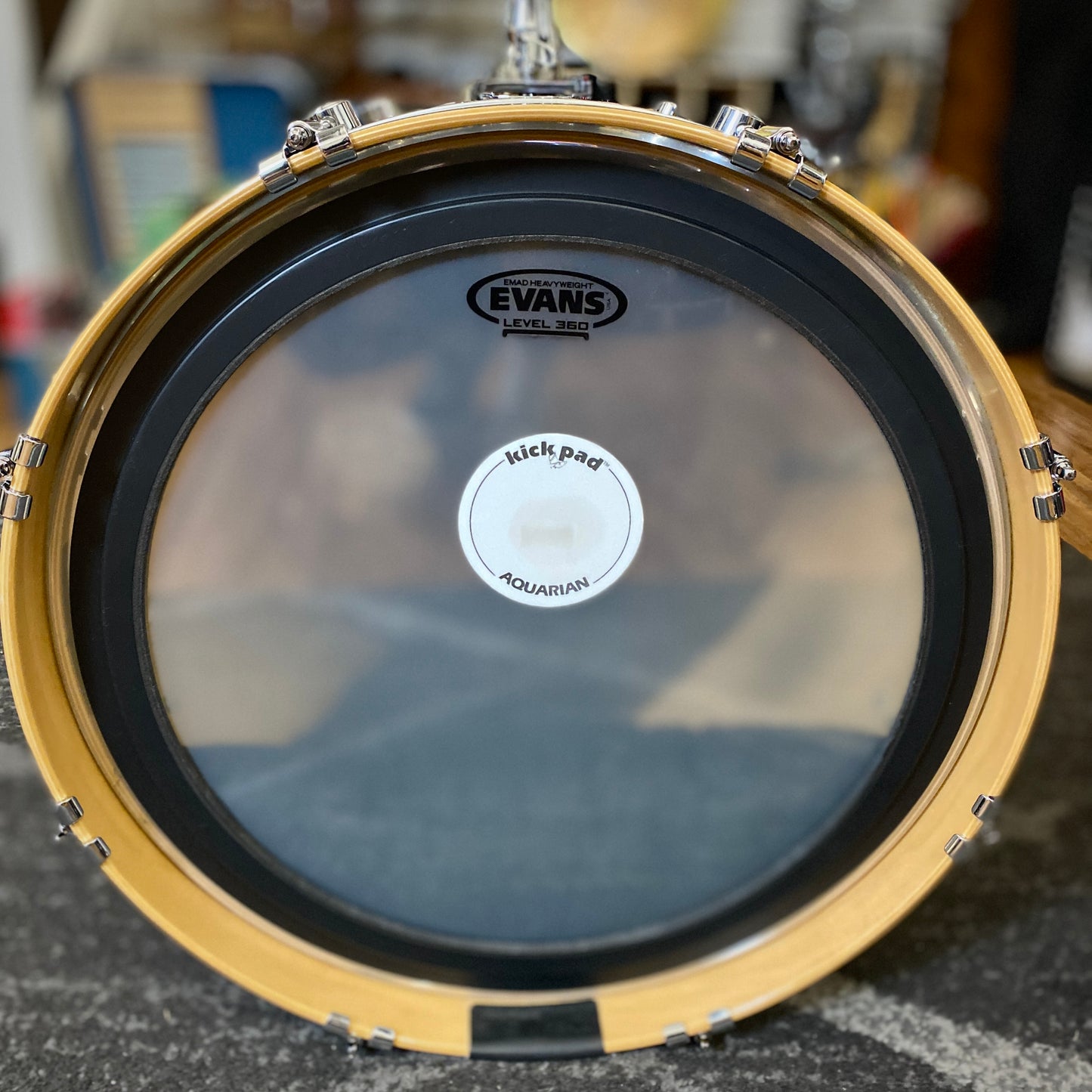 DW Performance Series 4-Piece Fusion Drum Set - Ebony Stain