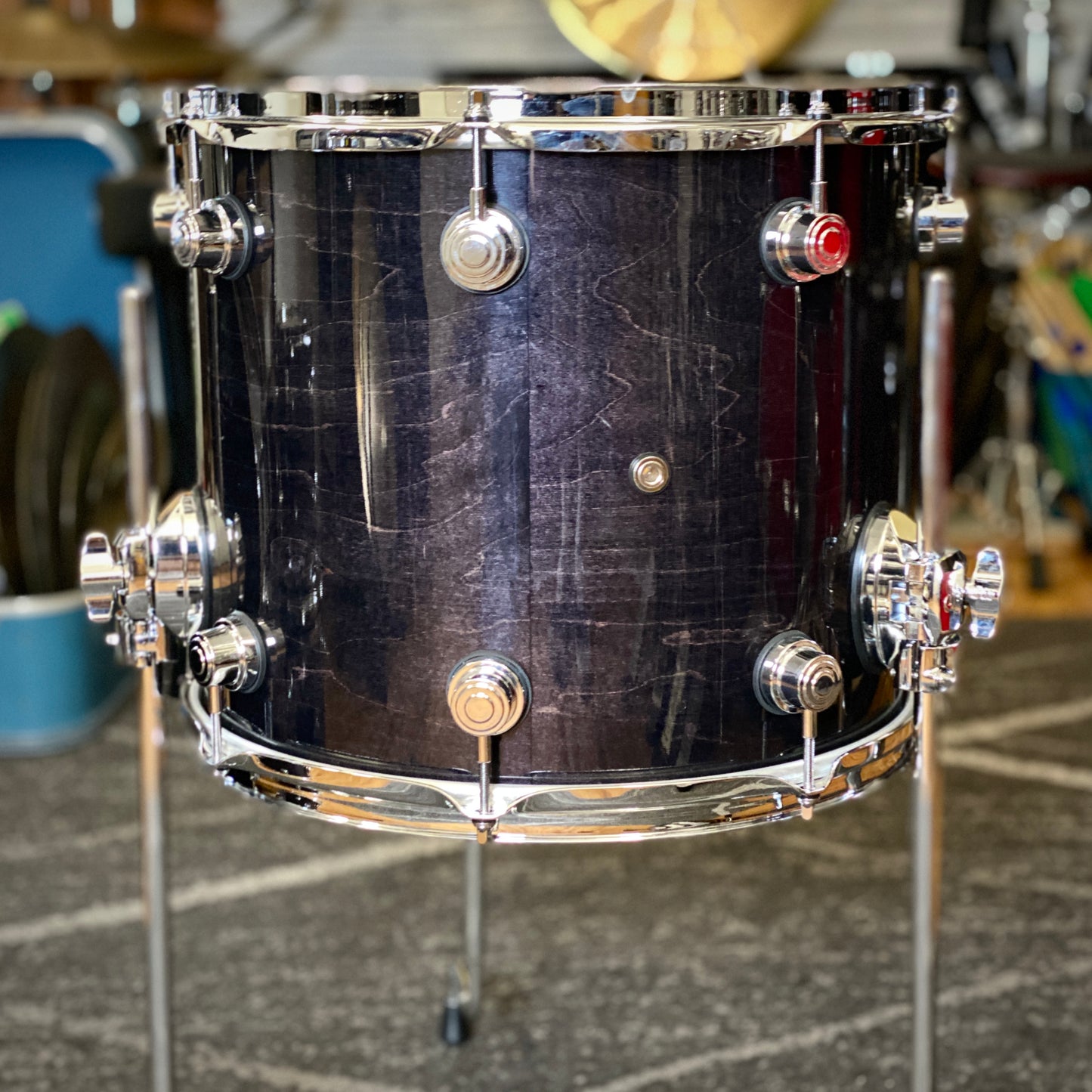 DW Performance Series 4-Piece Fusion Drum Set - Ebony Stain