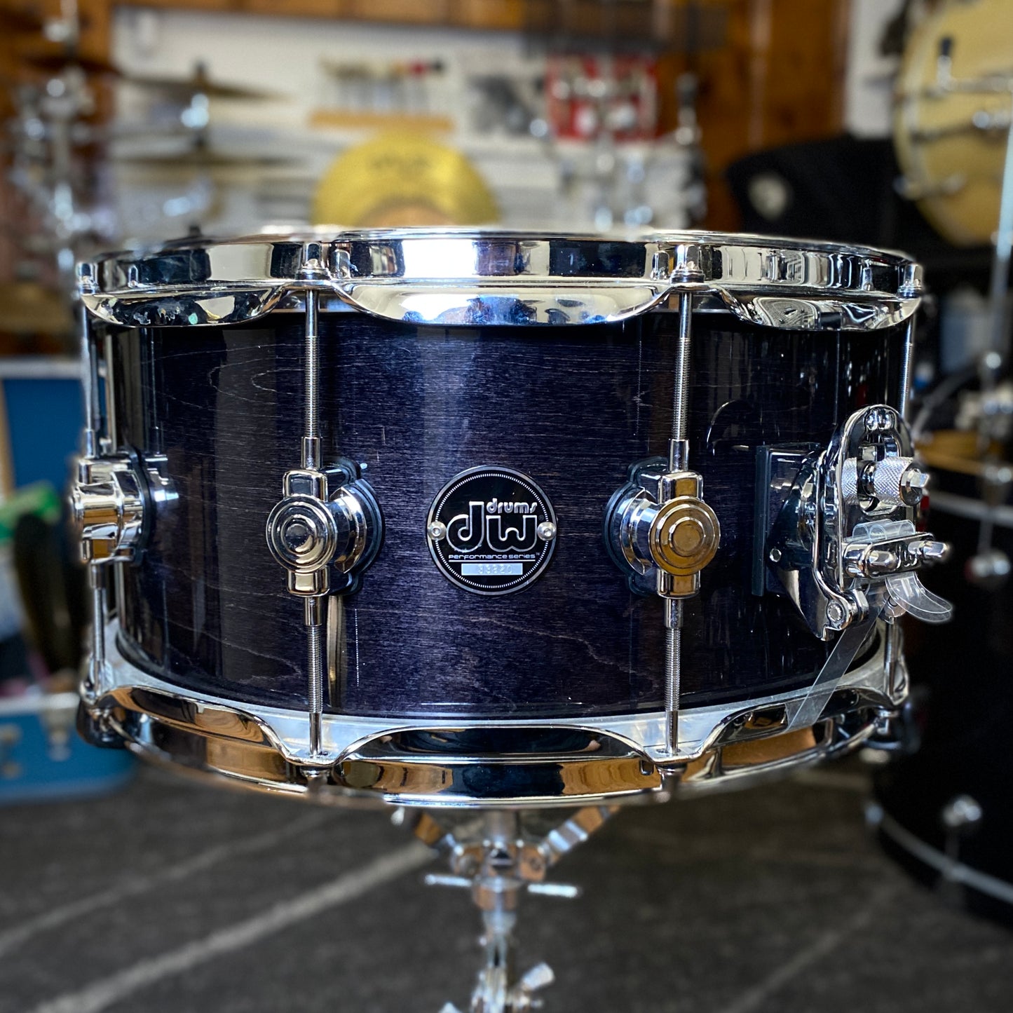 DW Performance Series 6.5x14 Snare Drum - Ebony Stain