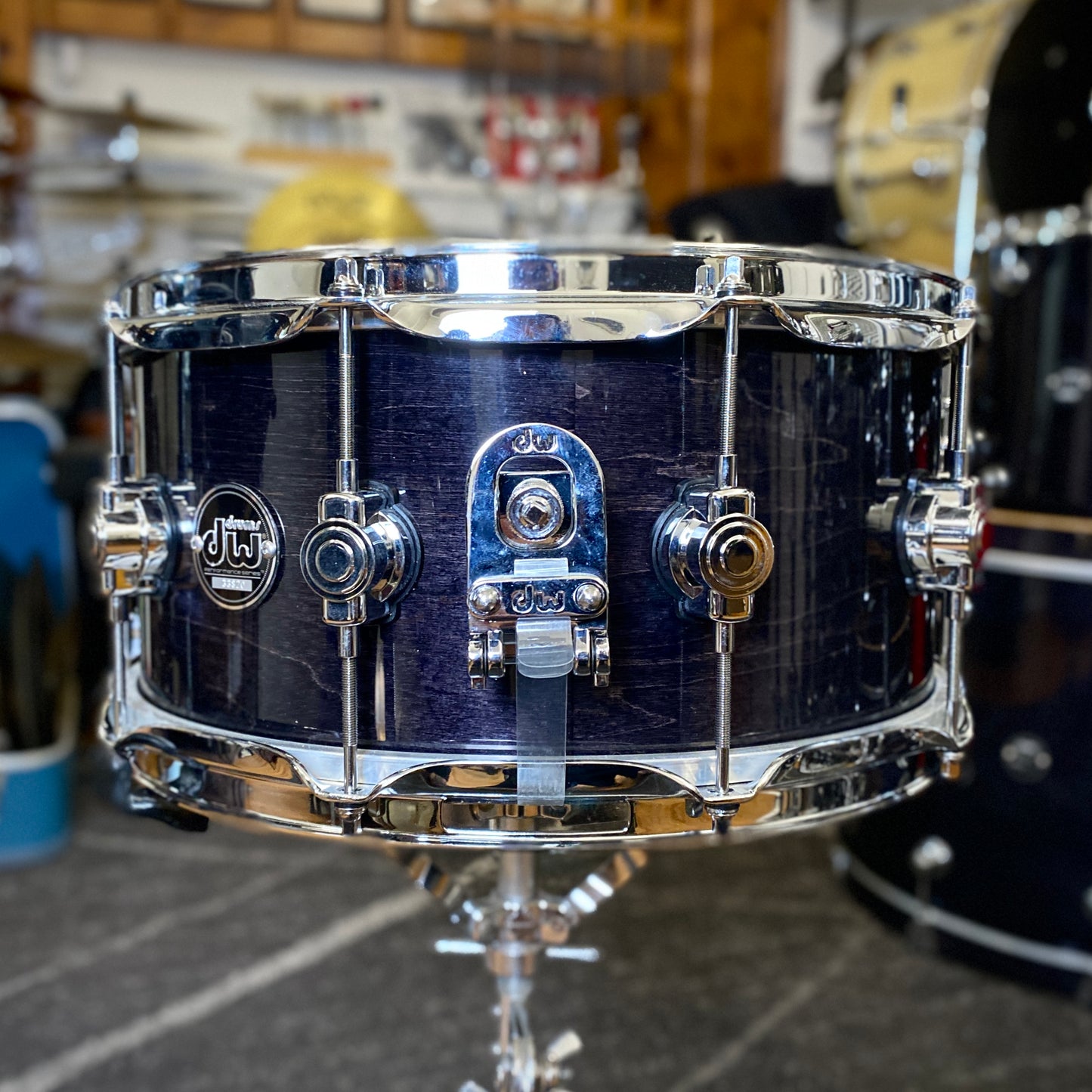 DW Performance Series 6.5x14 Snare Drum - Ebony Stain