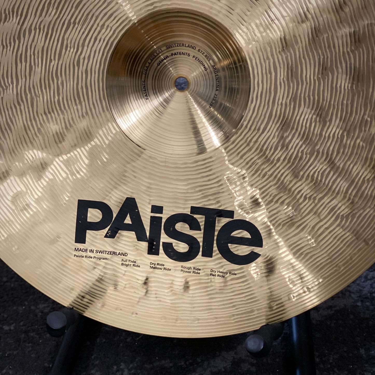 Paiste 20" Signature Dry Ride Cymbal 1990s