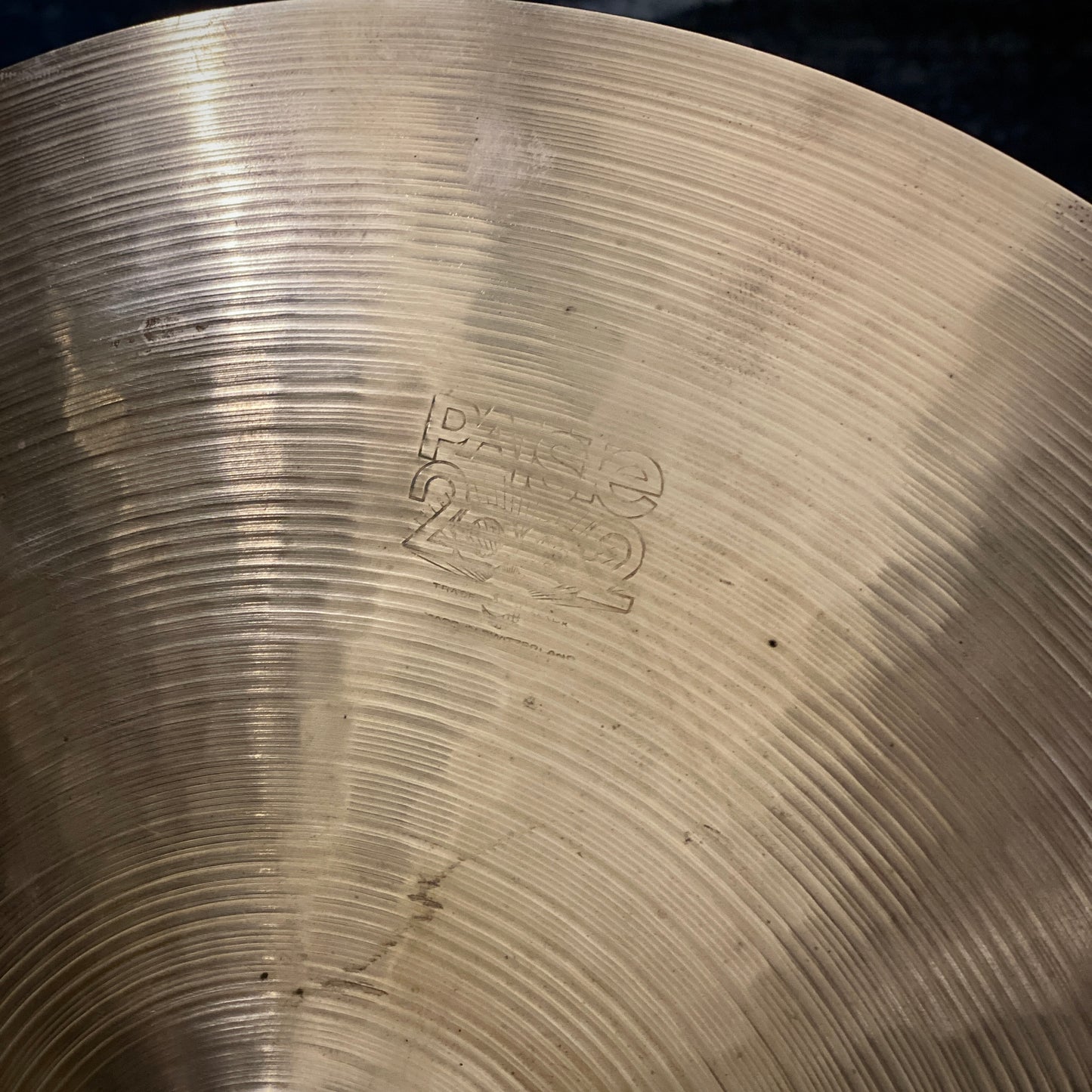 Paiste 16” 2002 Crash Cymbal - 1980s