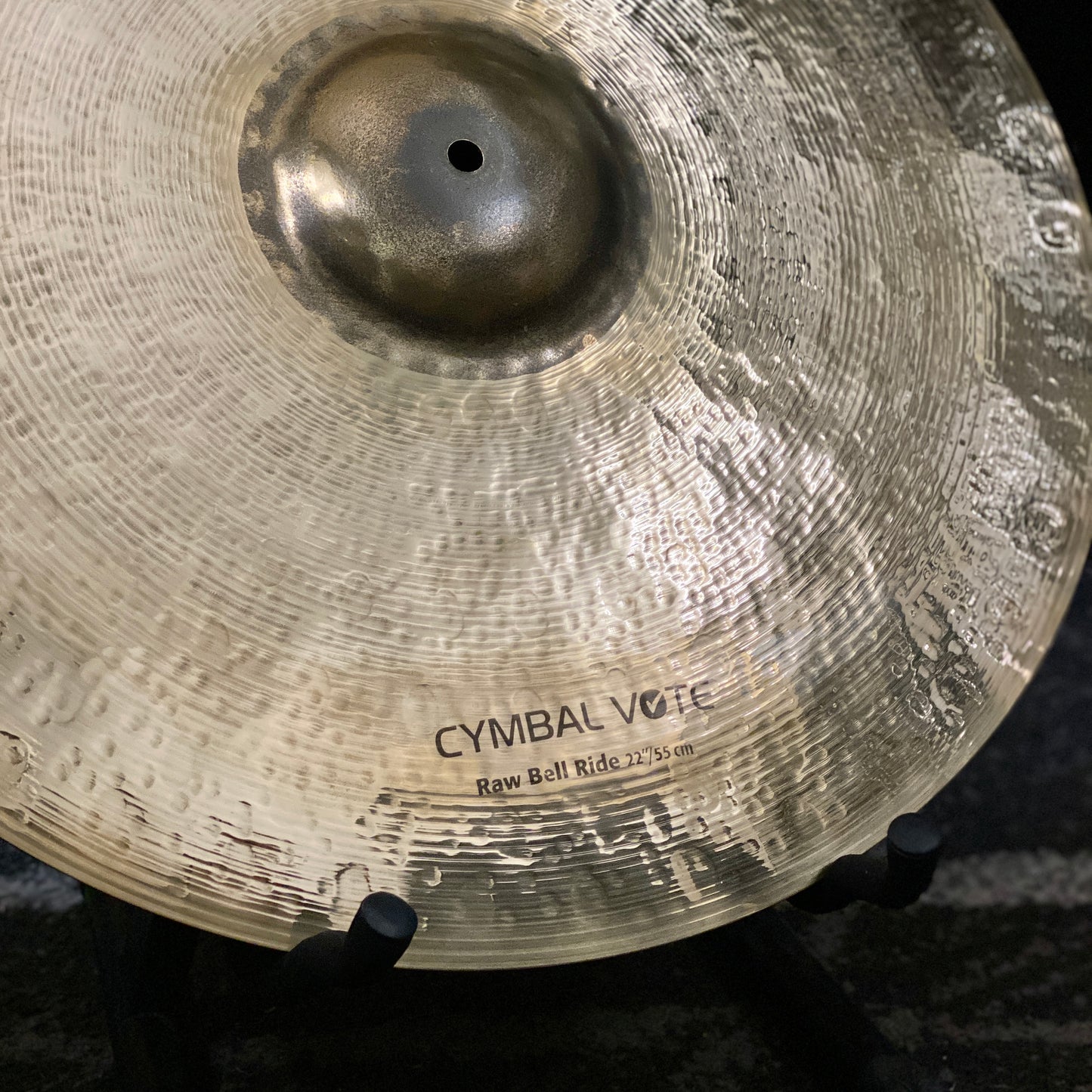 Sabian 22” Artisan Cymbal Vote Raw Bell Ride Cymbal