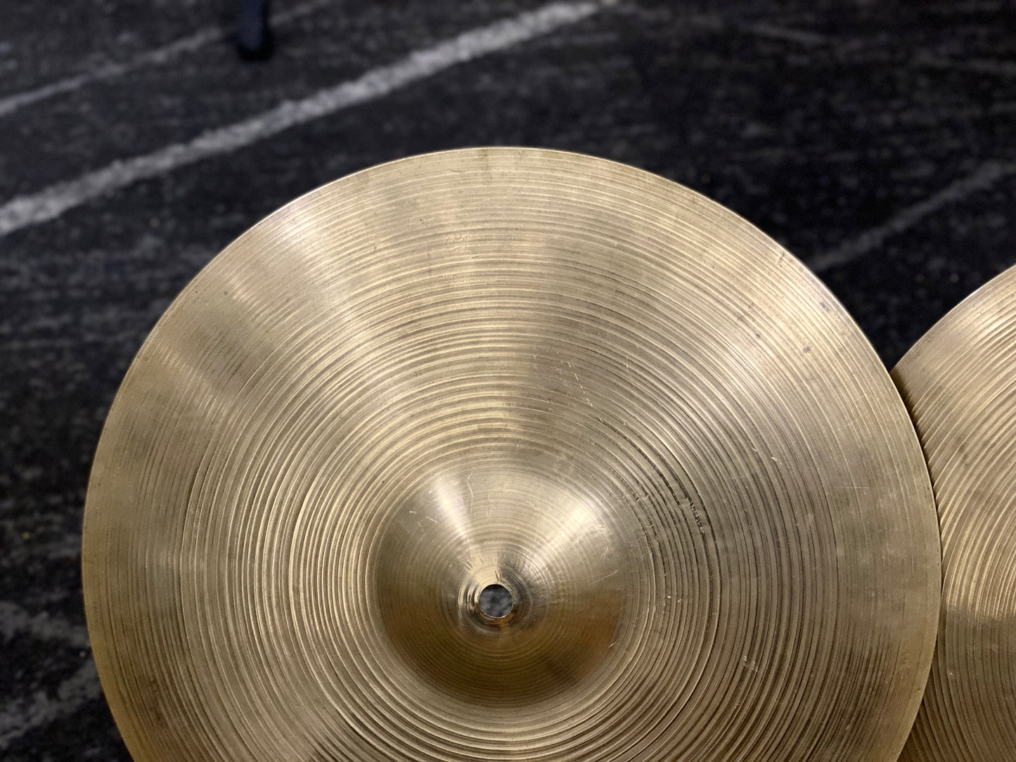 Zildjian 14” Vintage Hi Hat Cymbals 1970s