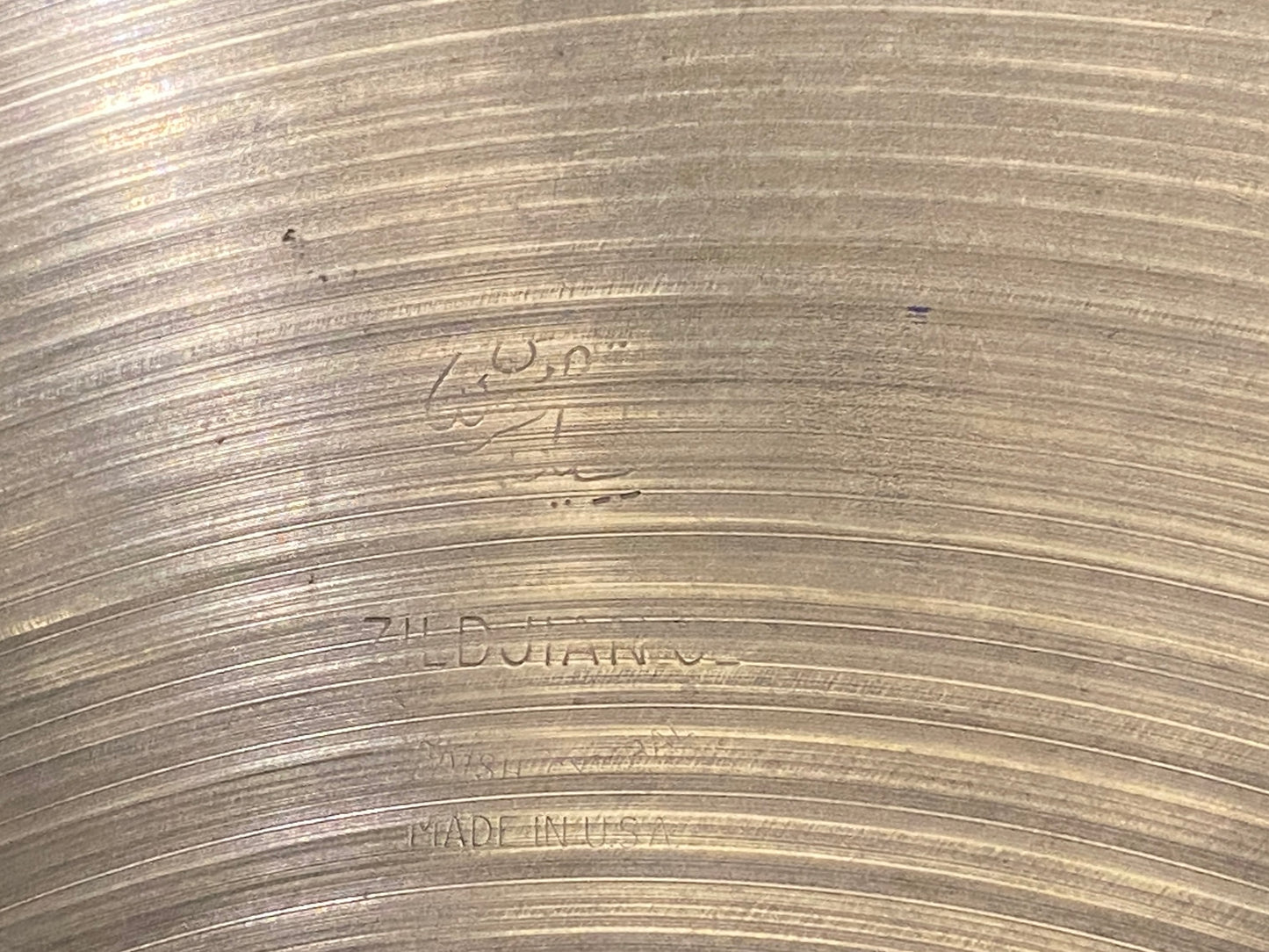 Zildjian 14” Vintage Hi Hat Cymbals 1970s