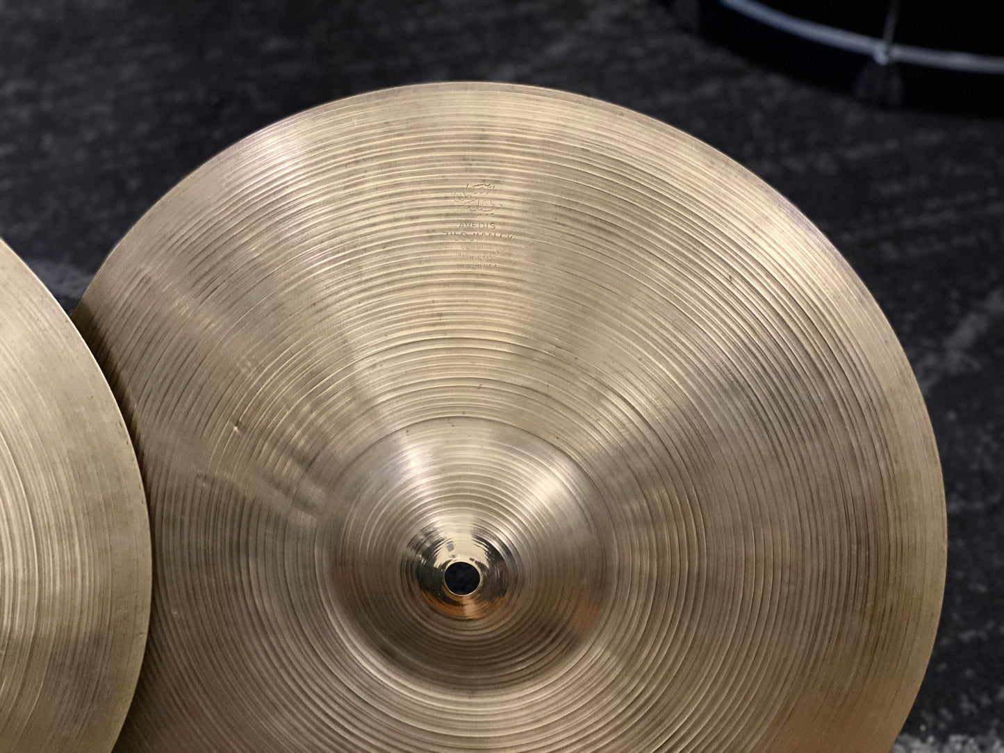 Zildjian 14” Vintage Hi Hat Cymbals 1970s
