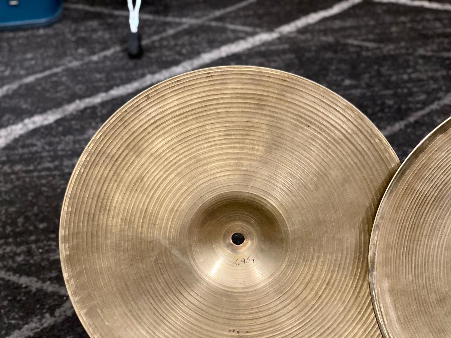 Zildjian 14” Vintage Hi Hat Cymbals 1970s