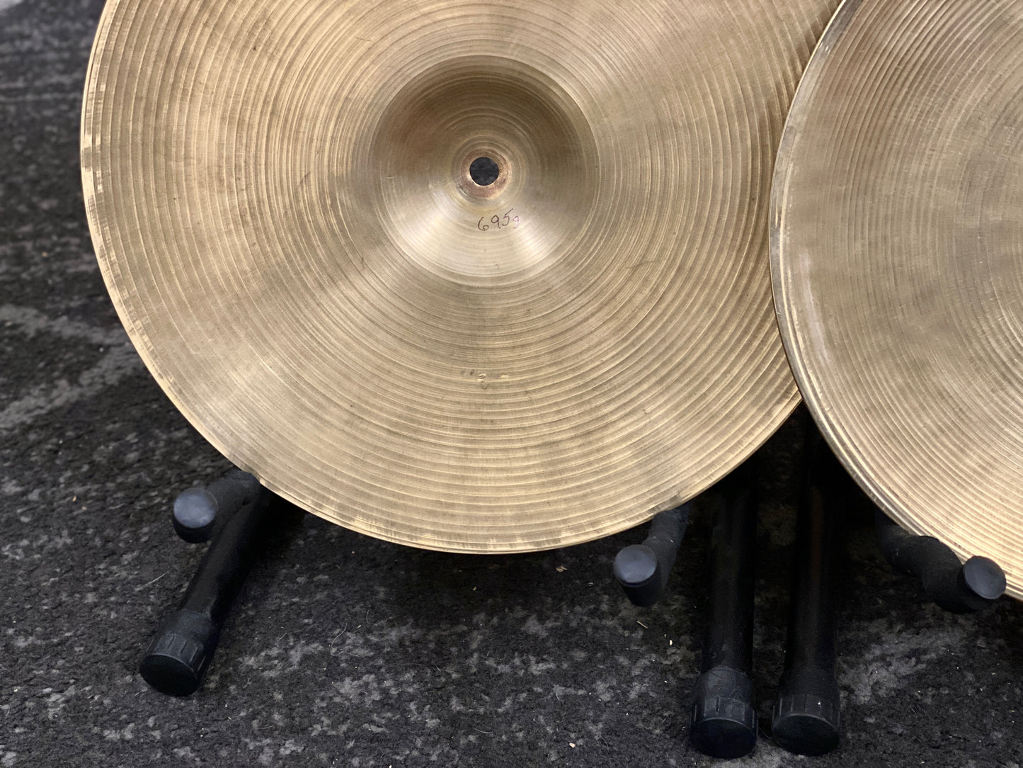 Zildjian 14” Vintage Hi Hat Cymbals 1970s
