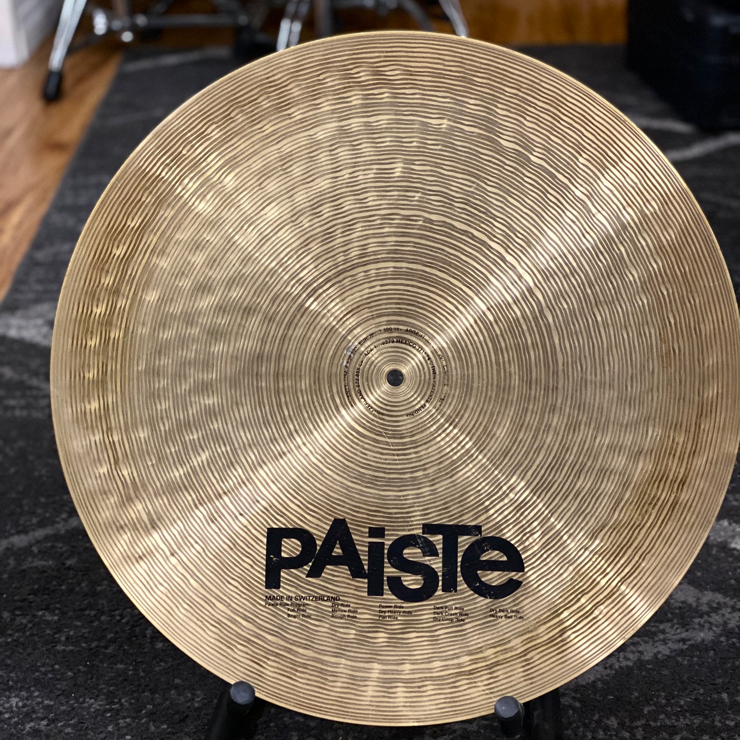 Paiste 20” Signature Flat Ride Cymbal (1997)