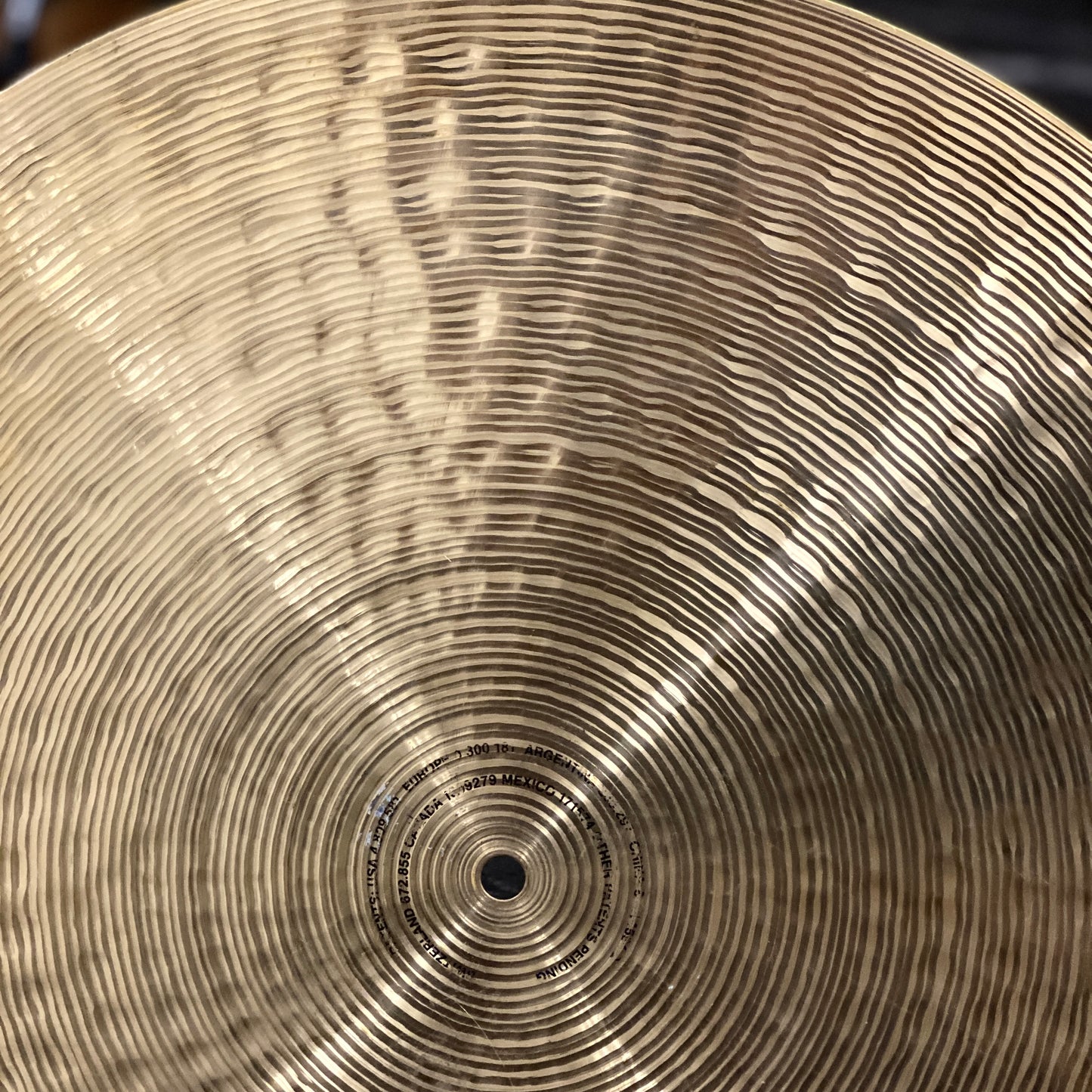 Paiste 20” Signature Flat Ride Cymbal (1997)