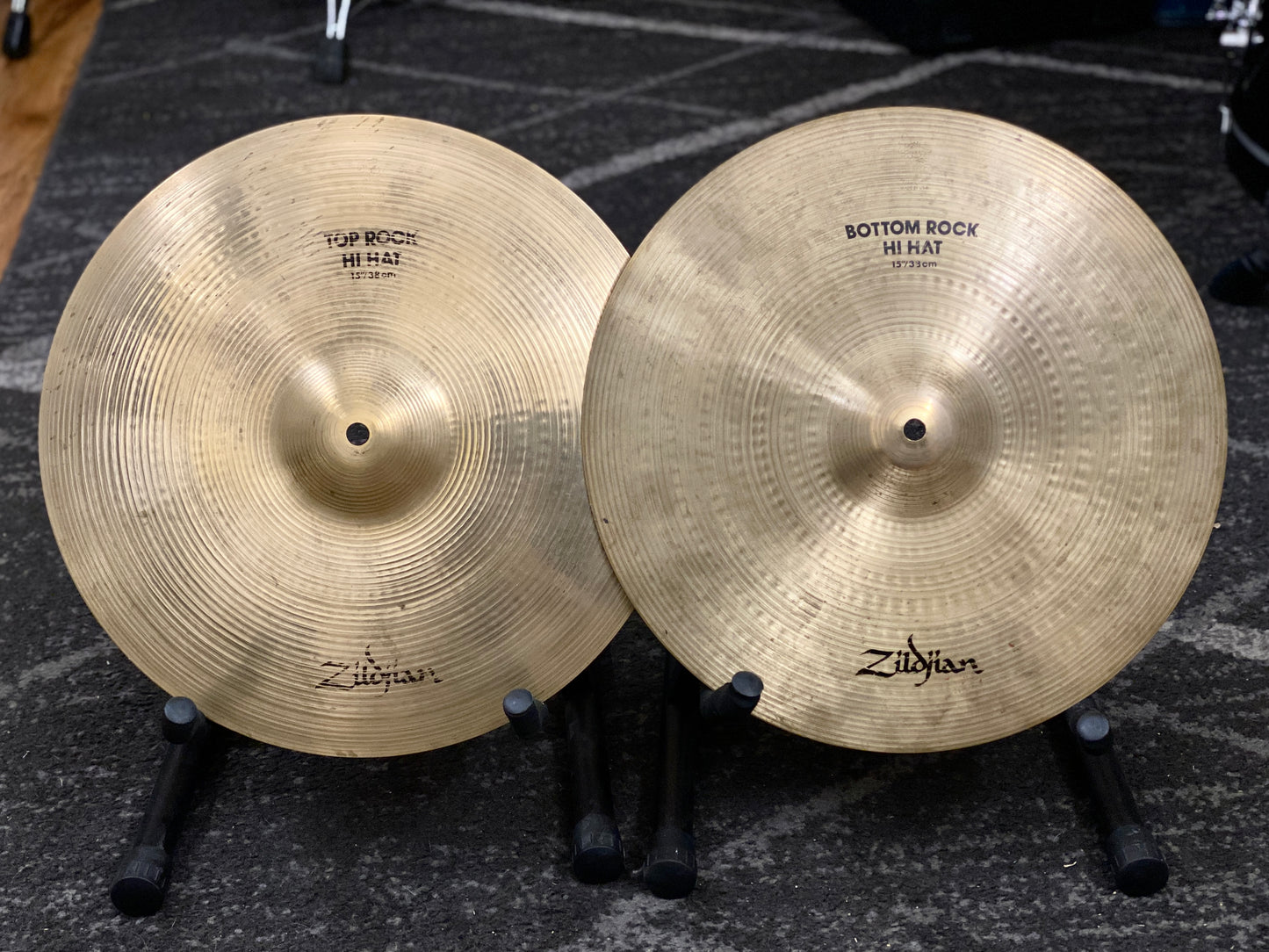 Zildjian 15” Rock HI Hat Cymbals
