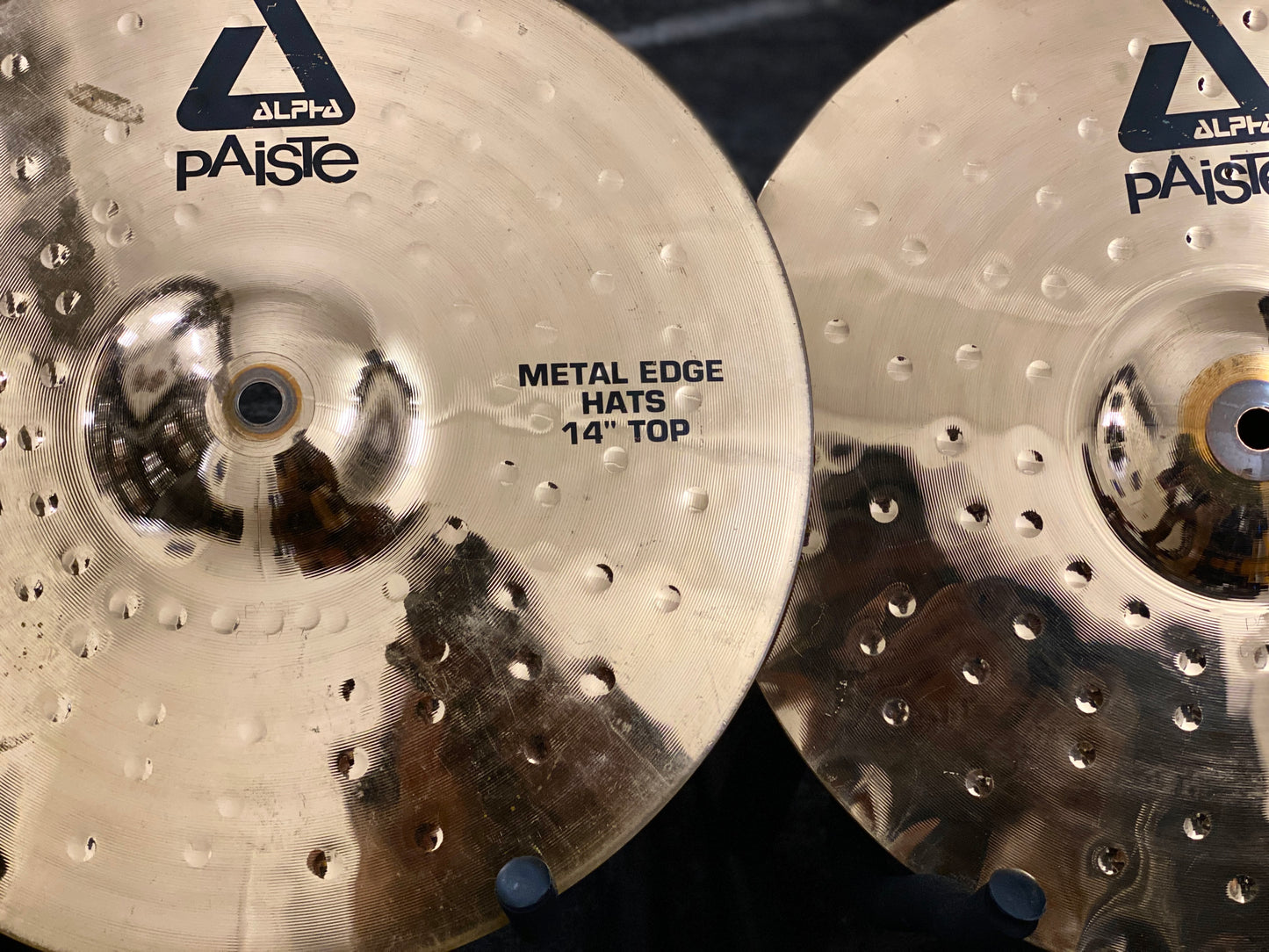 Paiste 14” Alpha Metal Edge Hi Hat Cymbals