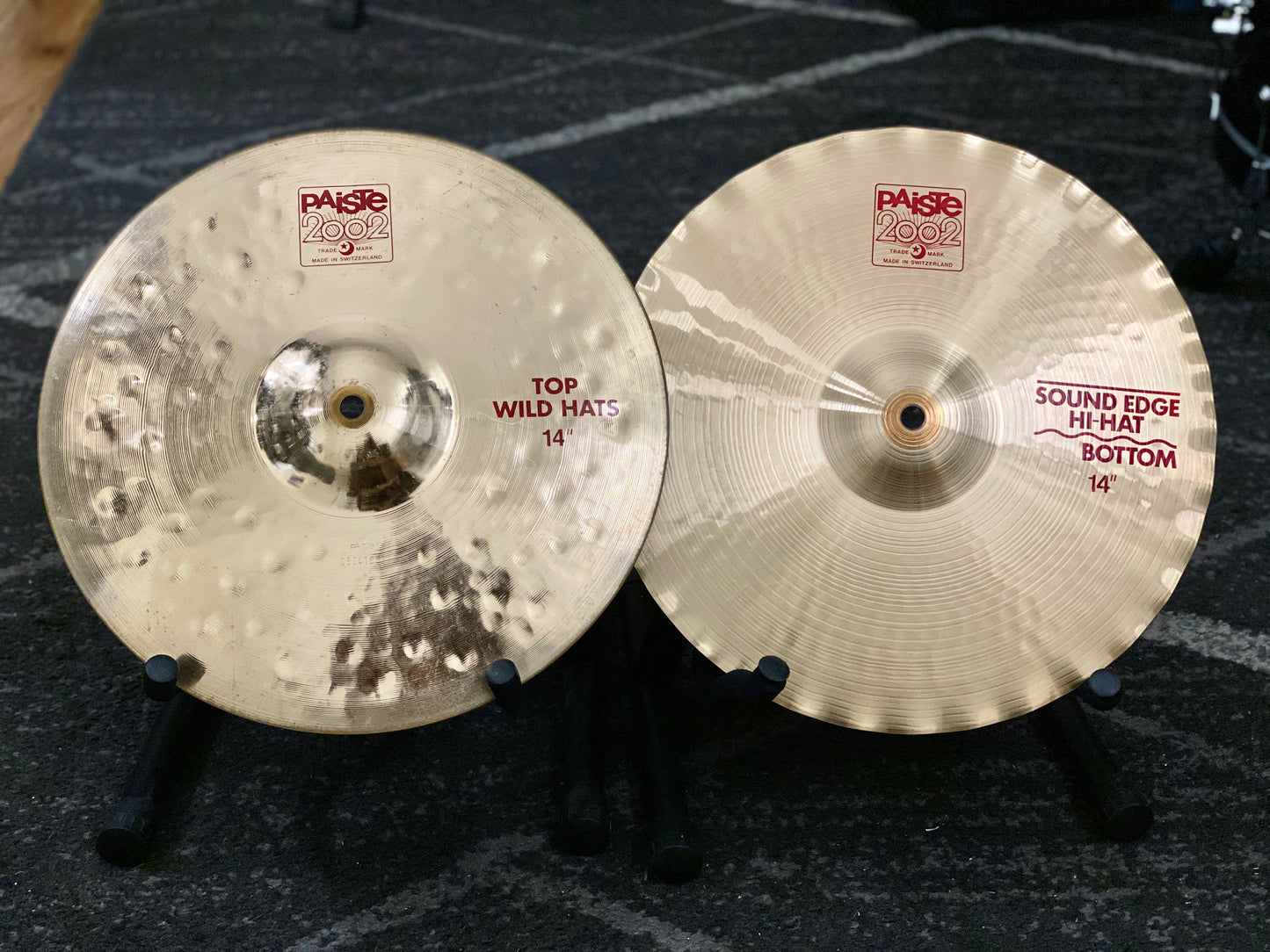 Paiste 14” 2002 Wild/Sound Edge HI Hat Cymbals
