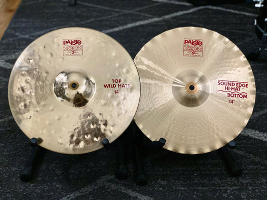 Paiste 14” 2002 Wild/Sound Edge HI Hat Cymbals