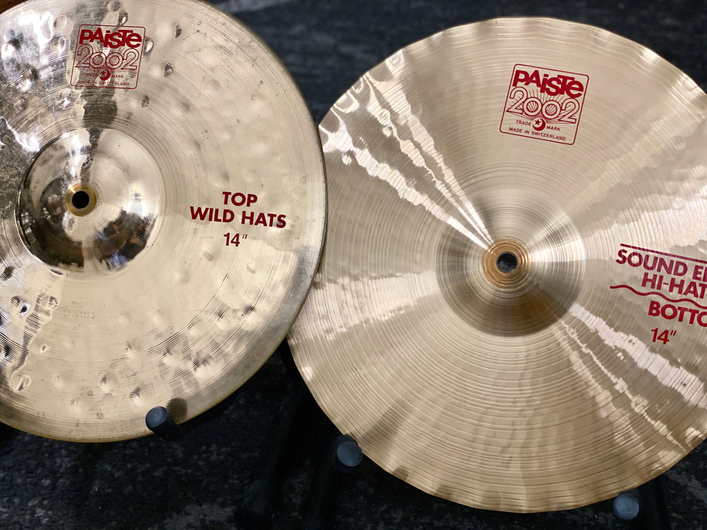 Paiste 14” 2002 Wild/Sound Edge HI Hat Cymbals