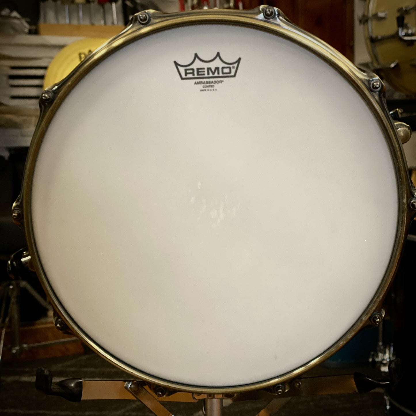 Mapex 6.5x14 Black Panther Sledgehammer Brass Snare Drum