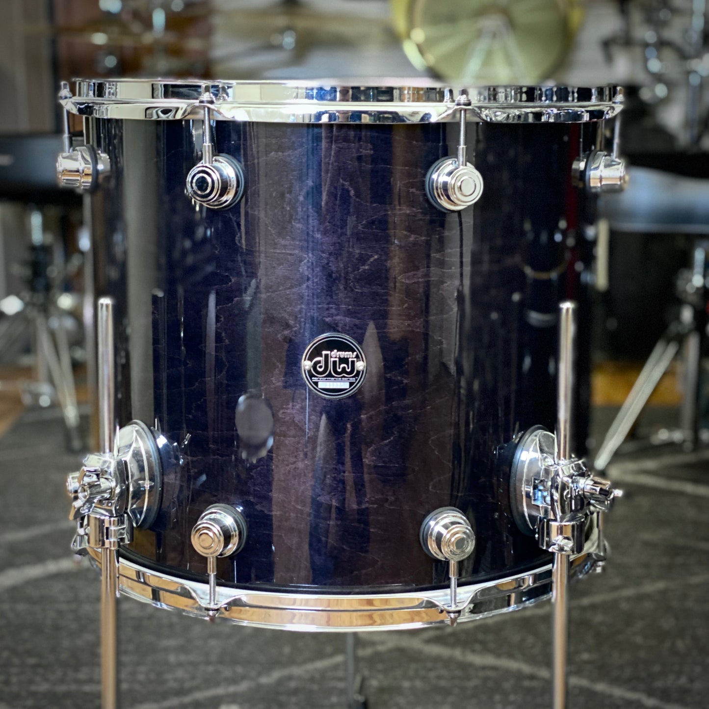 DW Performance Series 3-Piece Drum Set - Ebony Stain