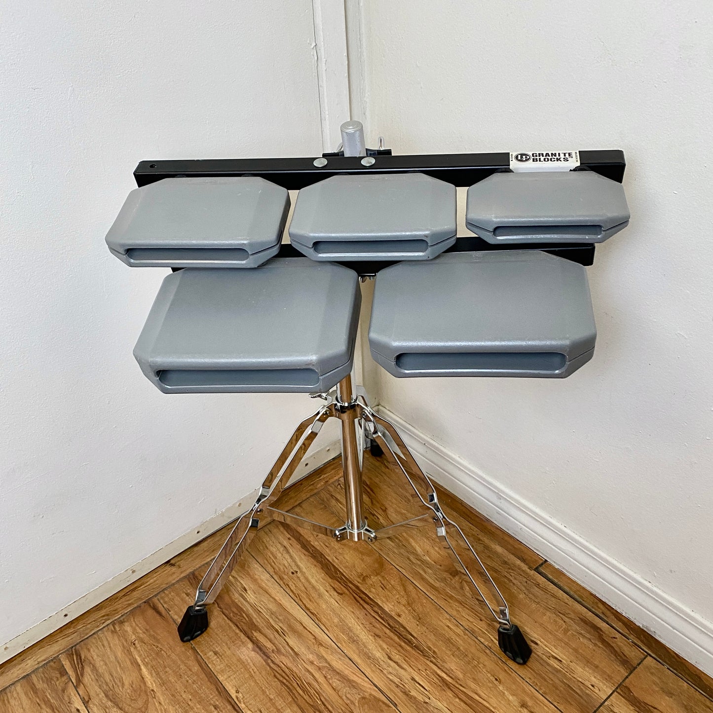 Latin Percussion LP1210 Granite Blocks with Stand