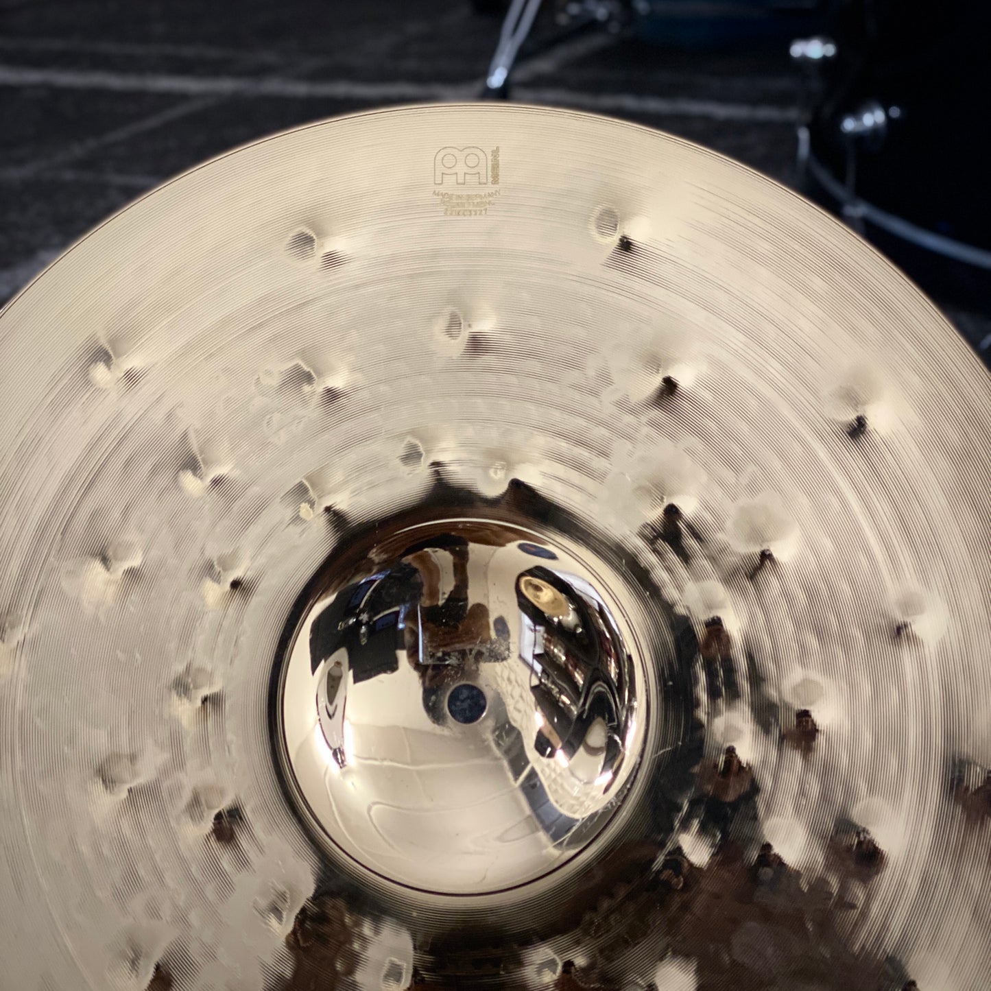 Meinl 16” Pure Alloy Custom Extra Thin Hammered Crash Cymbal