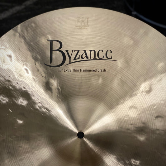Meinl 19” Byzance Extra Hammered Thin Crash Cymbal