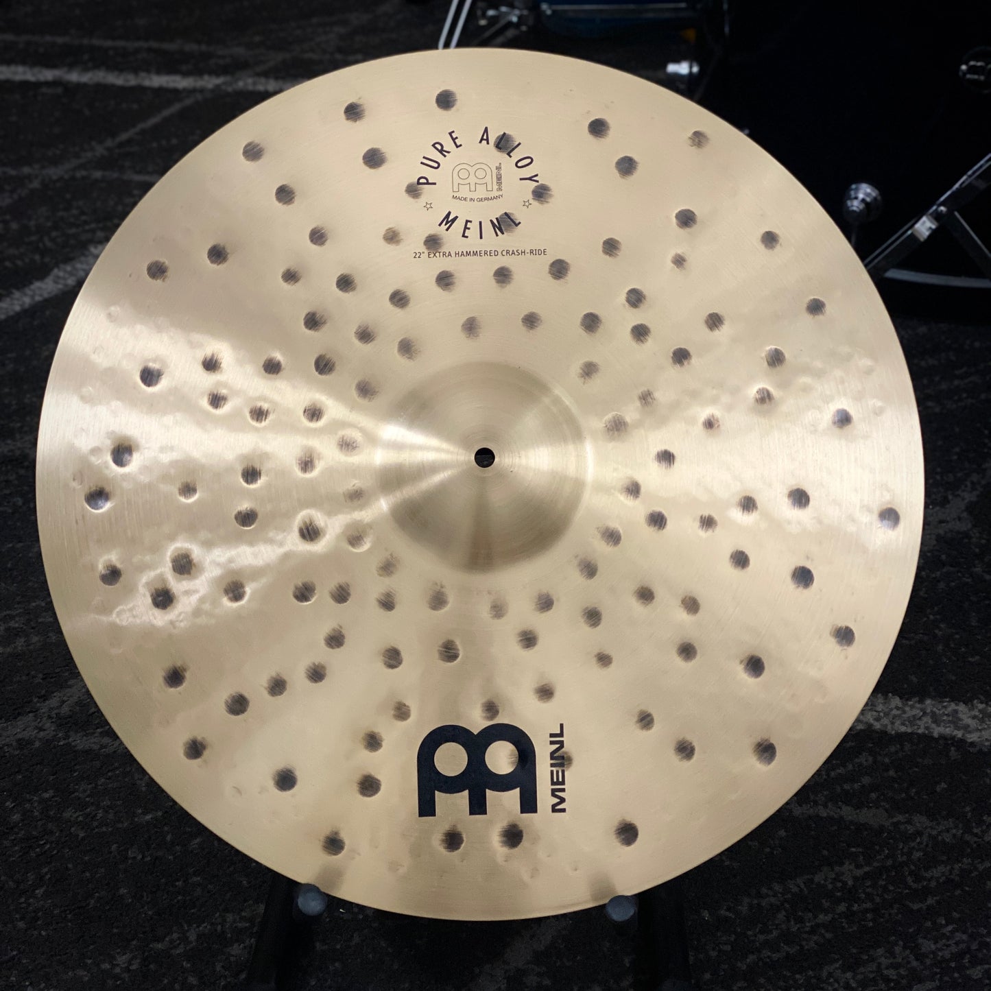 Meinl 22” Pure Alloy Extra Hammered Crash Ride Cymbal