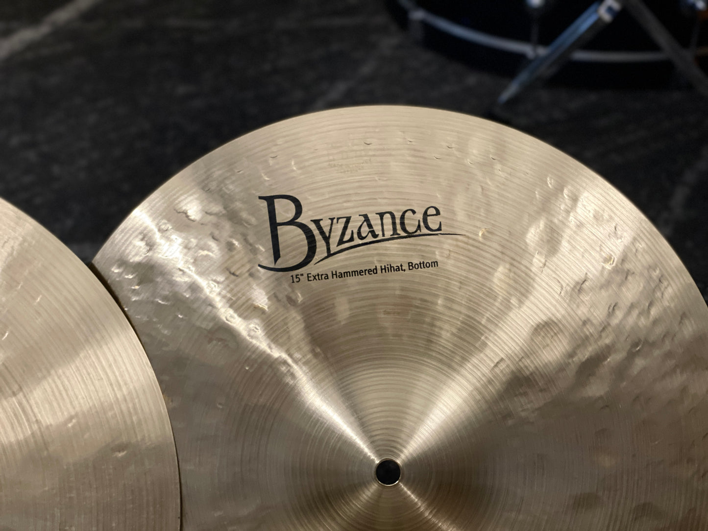 Meinl 15” Byzance Extra Hammered Hi-Hat Cymbals