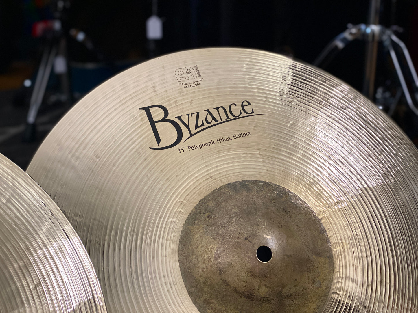 Meinl 15” Byzance Polyphonic Hi-Hat Cymbals - Brilliant