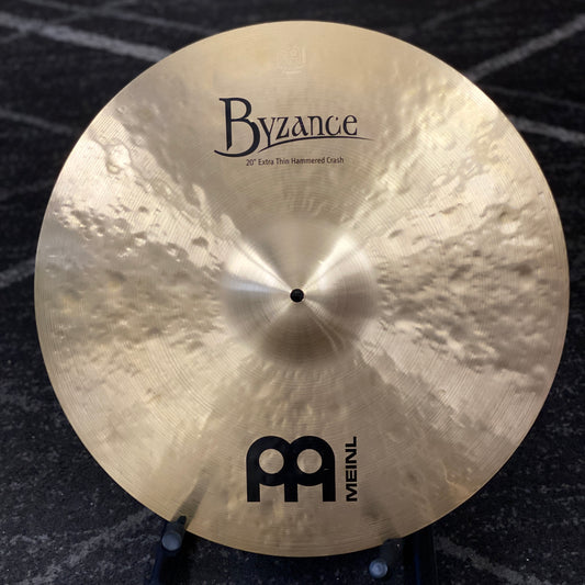 Meinl 20” Byzance Extra Hammered Thin Crash Cymbal