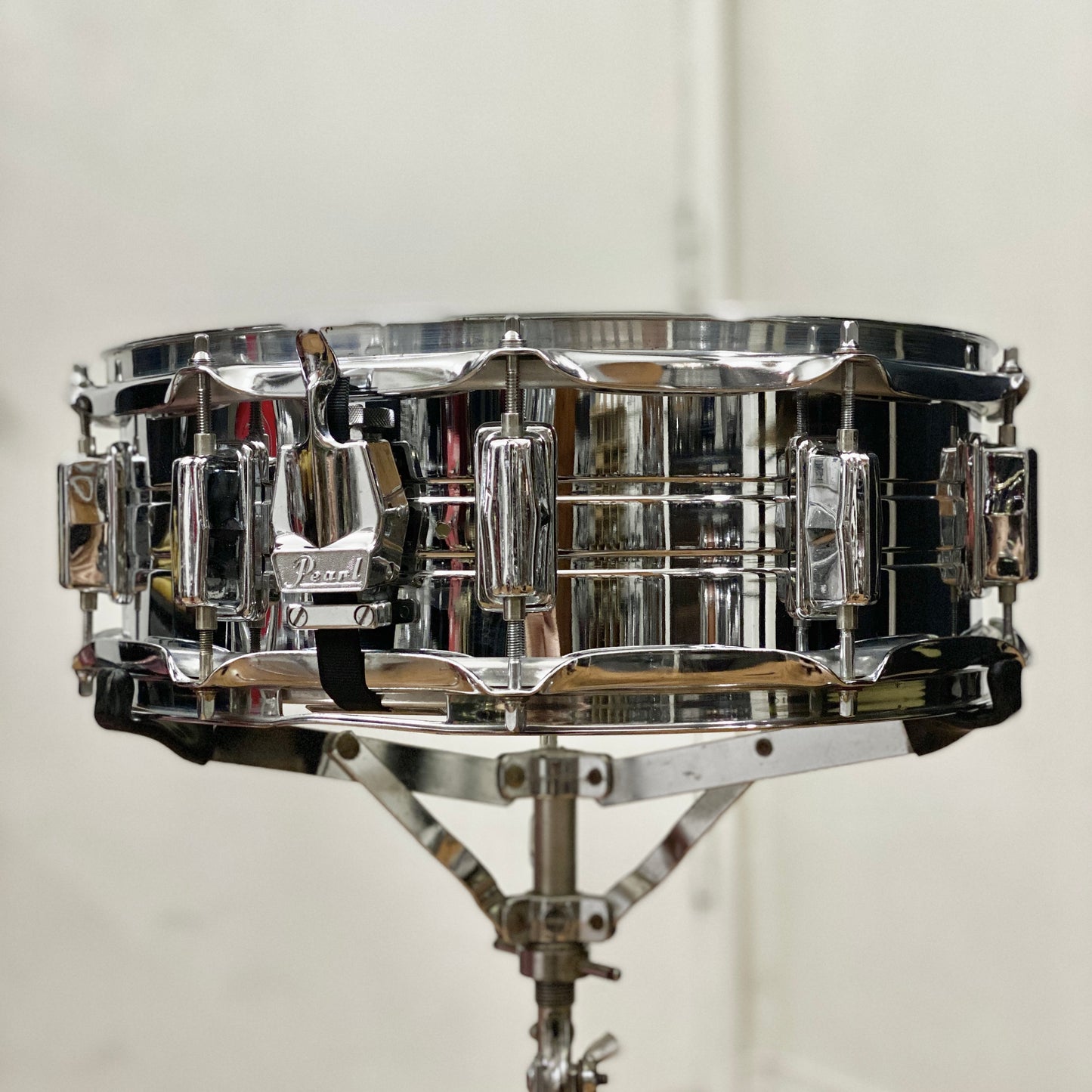 Pearl 5x14 Chrome Over Steel Snare Drum 1970s