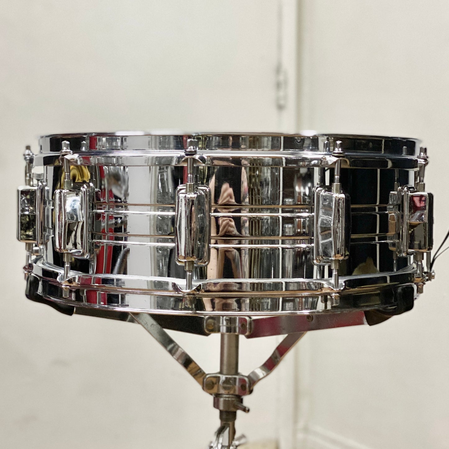Pearl 5x14 Chrome Over Steel Snare Drum 1970s