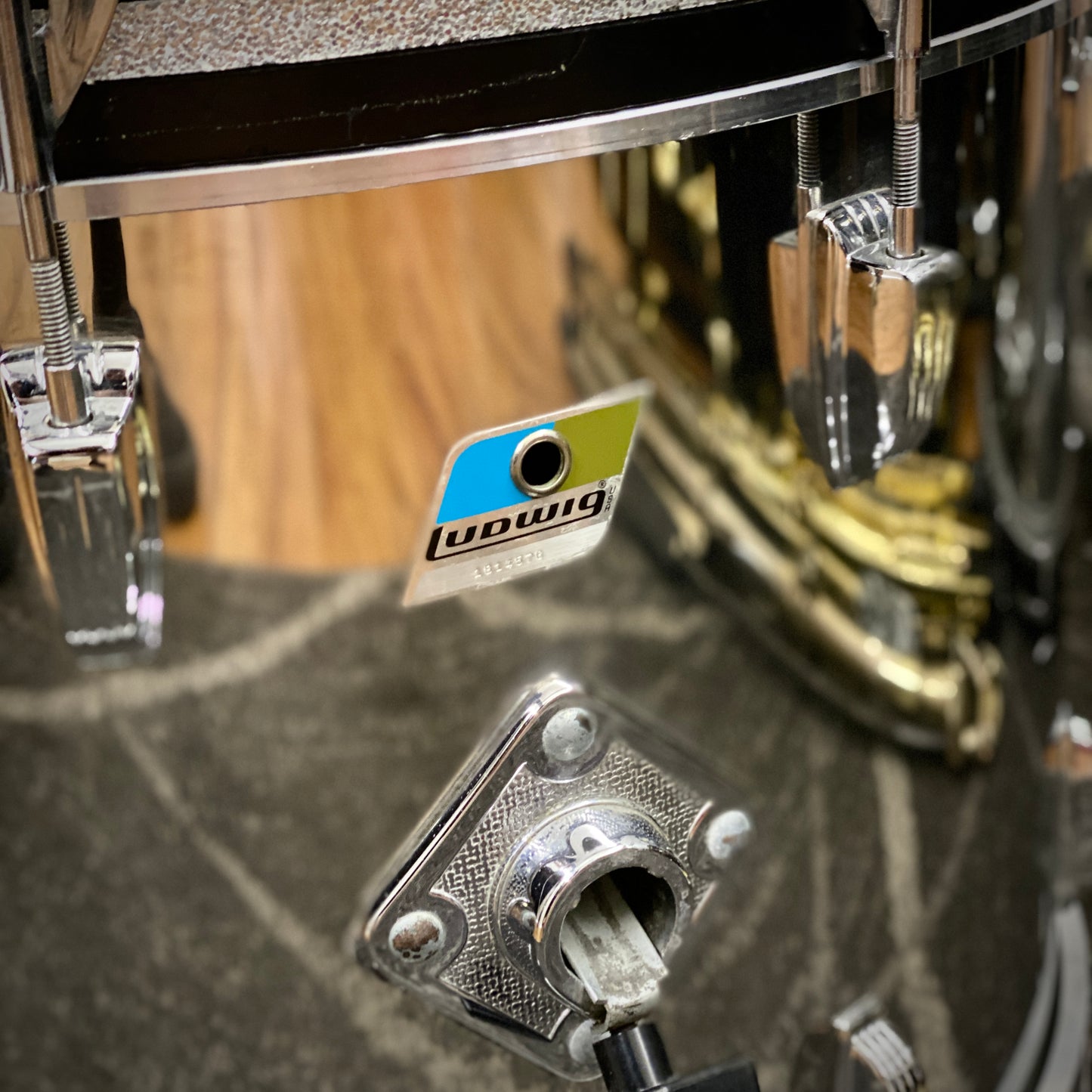 Ludwig 14x22 Stainless Steel Kick Drum - 1970s