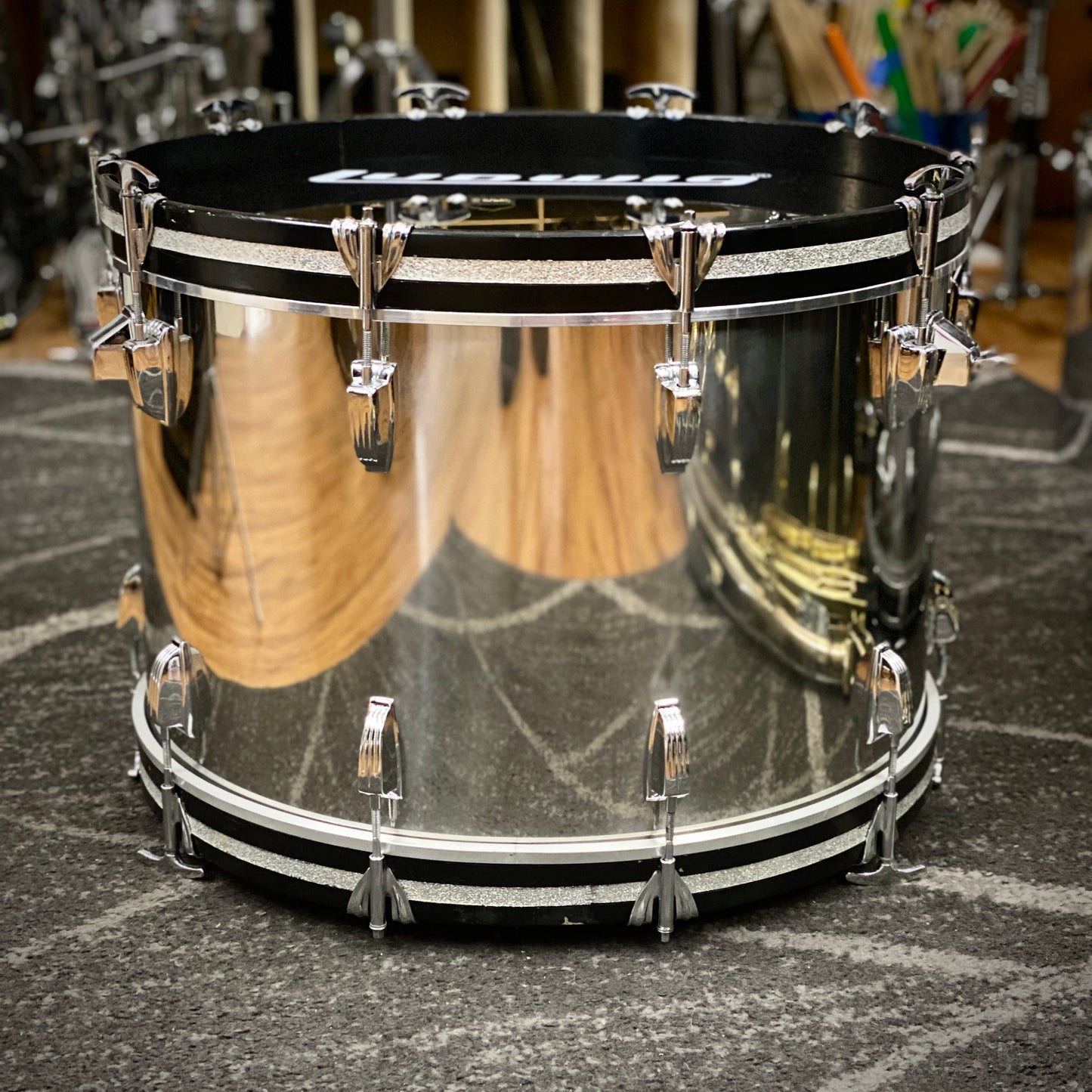 Ludwig 14x22 Stainless Steel Kick Drum - 1970s