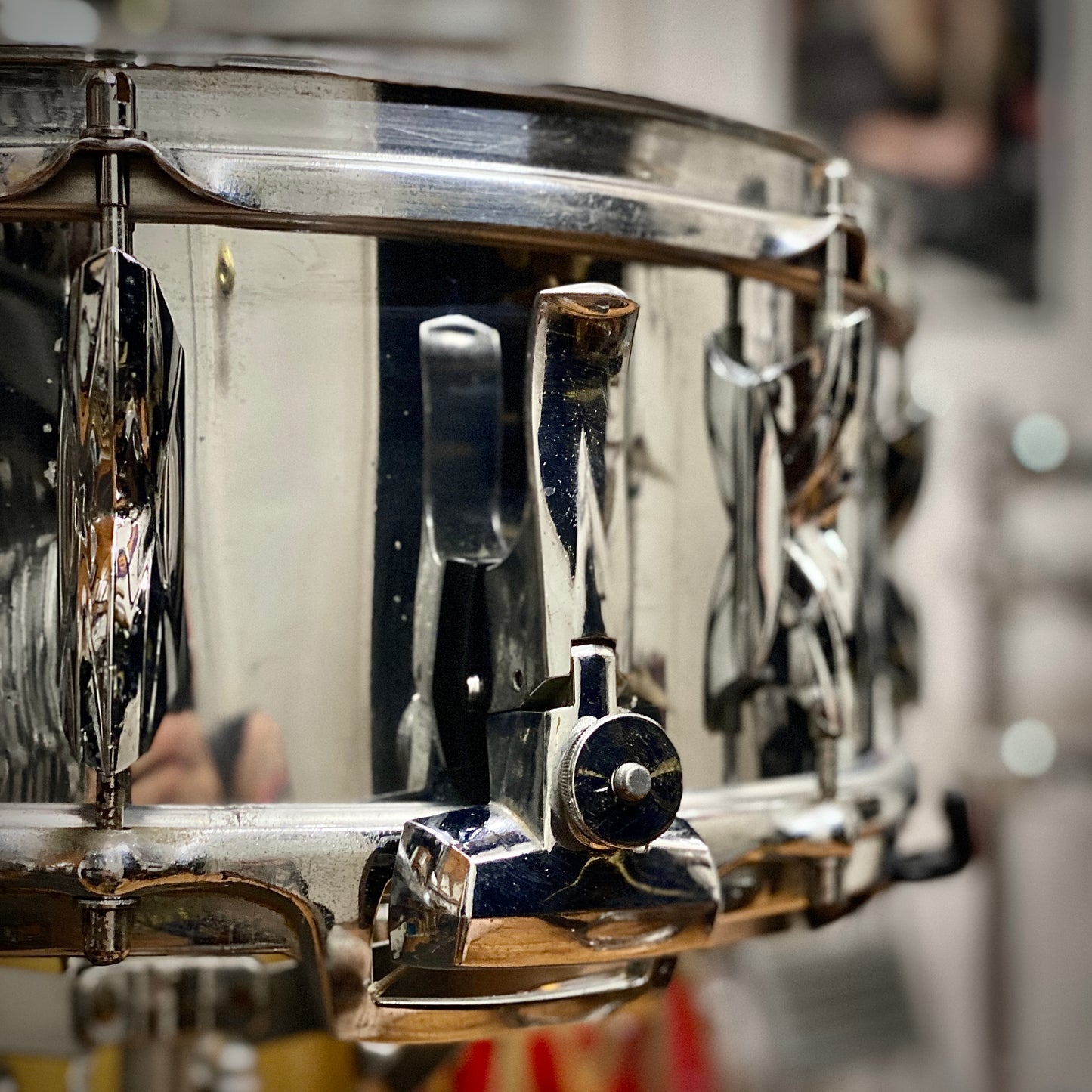 Premier 5x14 “All Metal” Aluminum Snare Drum – 1970s
